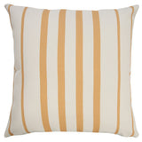 20" X 20" Yellow Zippered Geometric Indoor Outdoor Throw Pillow