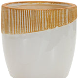 Brown 10 Ounce Round Pot Planter No additional pieces included