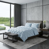 Blue King Microfiber Washable Microfiber Down Alternative Comforter