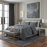 Gray Queen Microfiber Washable Microfiber Down Alternative Comforter