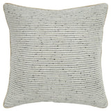 8' Gray and Ivory Wool Floral Hand Knotted Runner Rug With Fringe