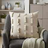 20" Ivory Cotton Pillow