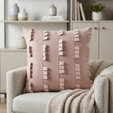20" Blush Cotton Pillow