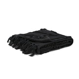 8' X 10' Olive Green And Artichoke Green Floral Washable Indoor Outdoor Area Rug