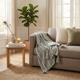 Gray Woven 100% Poly Pet Throw Blanket