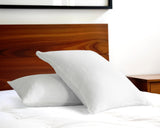 Set of Two Ivory Linen Standard Pillowcases