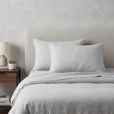 Set of Two Cloud Linen Standard Pillowcases