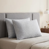 Set of Two Cloud Linen King Pillowcases