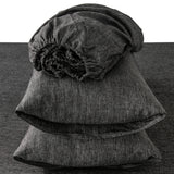 Four Piece Onyx Linen Sheet Set
