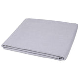8' Teal Ivory And Lavender Geometric Washable Area Rug With UV Protection