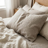 Light Gray Linen Queen Fitted sheet