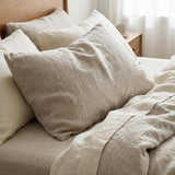 Light Gray Linen California King Fitted sheet
