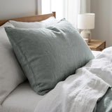 Blue Linen Queen Fitted sheet