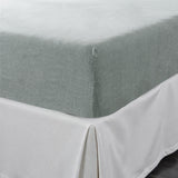 Blue Linen King Fitted sheet