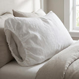 Ivory Linen King Fitted sheet