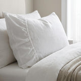 Ivory Linen California King Fitted sheet