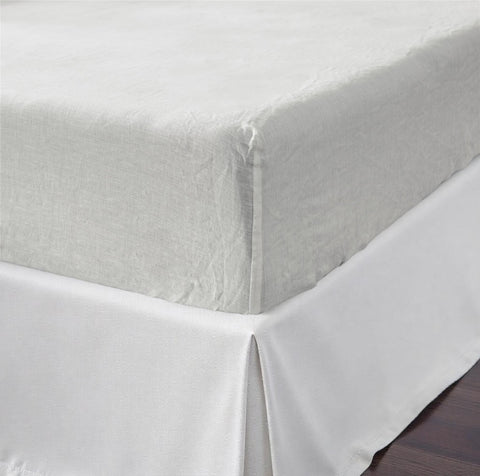 Ivory Linen California King Fitted sheet
