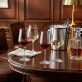 Set of Four Clear Tritan Plastic Stemmed All Purpose Wine Glass