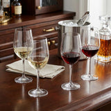 Set of Four Clear Tritan Plastic Stemmed All Purpose Wine Glass