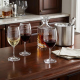 Set of Four Clear Tritan Plastic Stemmed All Purpose Wine Glass