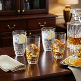 Set of Four Clear Acrylic Stemless Highball Glass