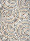 9' X 12' Gray Oriental Power Loom Area Rug