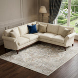 9' X 12' Gray Oriental Power Loom Area Rug