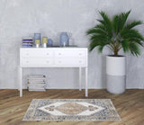 3' X 5' Gray Oriental Power Loom Distressed Washable Area Rug