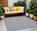 4' Bone Square Geometric Power Loom Area Rug