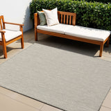 4' X 6' Ivory Geometric Power Loom Area Rug