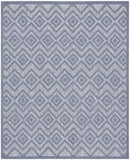 7' X 10' Blue Indoor Outdoor Area Rug