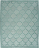 7' X 10' Aqua Indoor Outdoor Area Rug