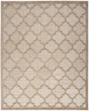 7' X 10' Beige Indoor Outdoor Area Rug