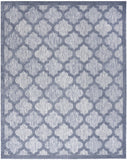 7' X 10' Blue Indoor Outdoor Area Rug