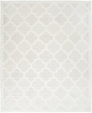 8' X 10' Cream Indoor Outdoor Area Rug