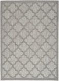 6' X 9' Gray Geometric Flatweave Area Rug