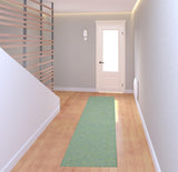 8' Blue Power Loom Runner Rug