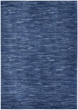 5' X 8' Navy Blue Power Loom Area Rug