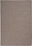 4' X 6' Brown Power Loom Area Rug