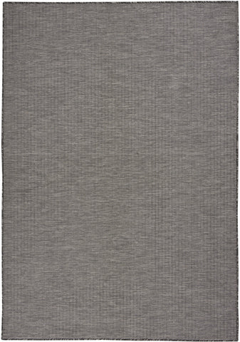 5' X 7' Charcoal Indoor Outdoor Area Rug