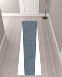 10' Navy Blue Power Loom Runner Rug