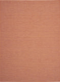 8' X 10' Terra Cotta Indoor Outdoor Area Rug