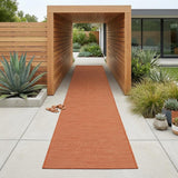 12' Terracotta Indoor Outdoor Area Rug