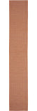 10' Rust Power Loom Runner Rug