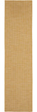 8' Yellow Indoor Outdoor Runner Rug