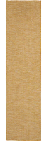 8' Yellow Indoor Outdoor Runner Rug