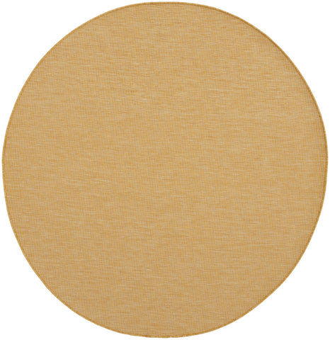 6' Yellow Indoor Outdoor Area Rug