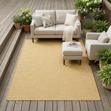 4' X 6' Yellow Indoor Outdoor Area Rug