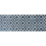 2' X 6' Navy Blue Moroccan Machine Tufted Runner Rug With UV Protection