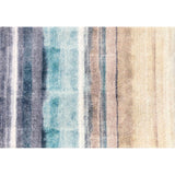 2' X 3' Turquoise Ombre Washable Area Rug With UV Protection
